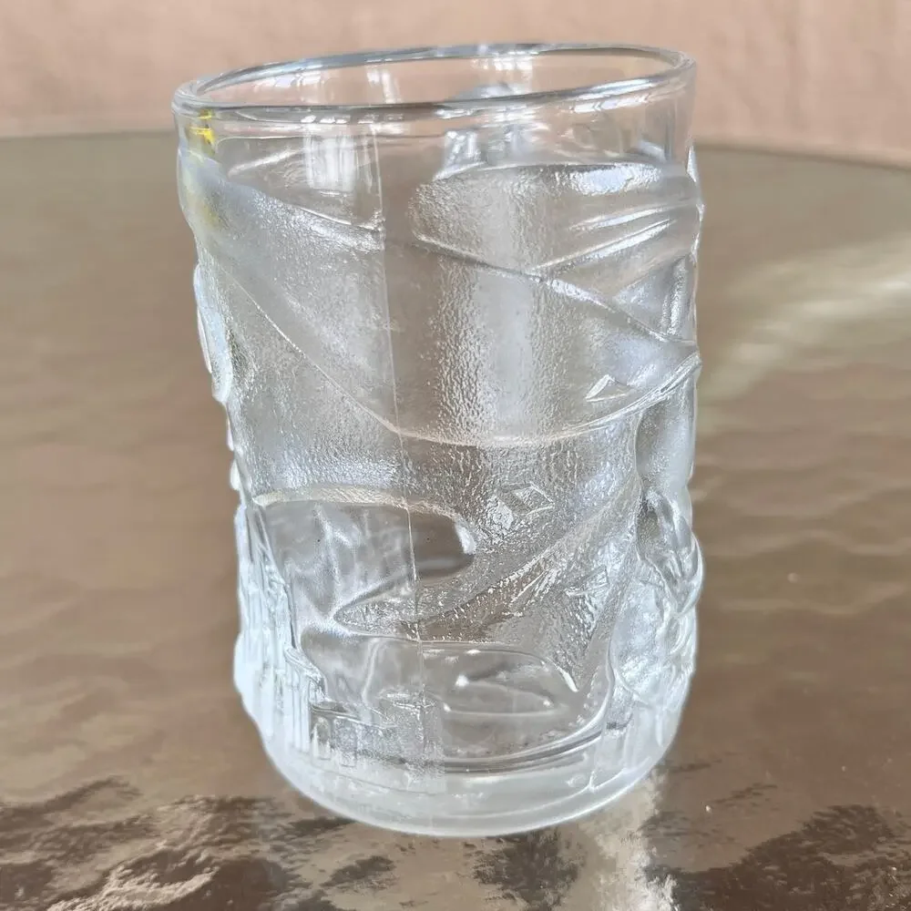 Vintage 1995 McDonalds Batman Forever Mug Riddler DC Comics 90 Collectible Glass